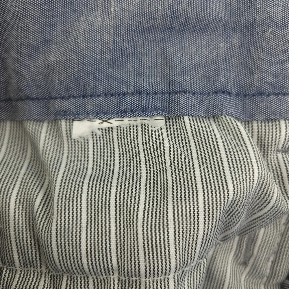 Banana Republic Aiden Club Shorts Mens 34 Gray Plaid Cotton Chino 9